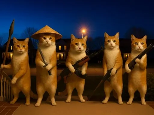 Cat with a Gun Clicker Evolution